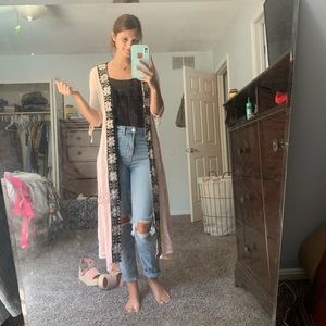 FREE PEOPLE button up duster